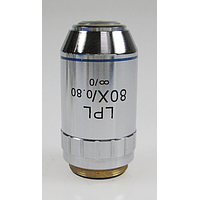 KERN OBB-A1297 Infinity plan objective lens (without cover glass) for a large working distance 80 x /0,8 (0,85 mm (sprung)