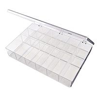 Flambeau K818 Multiple Compartment 18-Compartment Box 12 3/4" X 8 1/2" X 2 1/8" (32.39 x 21.59 x 5.40 cm)