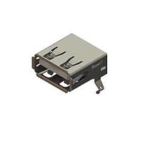 EDAC 690A104-623-420 USB Type A Connectors short body USB Type-A 30 " Au plating right anglePBT insulator wht
