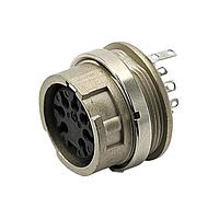 Amphenol Tuchel T 3277 100 Connectors 3P DIN PAN FEM RECPT SODR SILV BAYONET