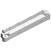 HARTING 09060029921 Accessories DIN F Shroud w/ press-in nuts, w/o locking levers, for pcb 3.2-4.0mm