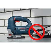 Why should not saw iron with a jigsaw?