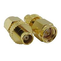 Siretta ADAPT/MCXF/SMAM RF Adapters - Between Series RF ADAPTER - MCX FEMALE TO SMA MALE