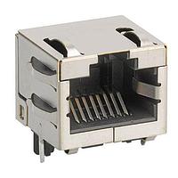 Stewart Connector SS-60300-059 Modular 2.5G, 5G and 10G Angle Jack (45) Panel Grounds