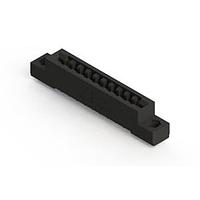 EDAC 357-010-531-104 With Flanges 10P .156" x .200" BLACK