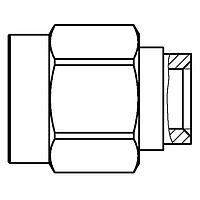 Rosenberger 32S122-272S5 Cable Connectors SMA Straight Plug