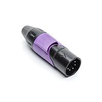 Amphenol Audio AX5MB7M Connectors 5P PIN M PLUG BLK W VLT MRK SLEEVE
