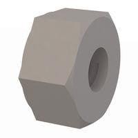 Essentra Components 0401032HNS Standard Nut Hex Nut, #10-32 Thread, .196 Height