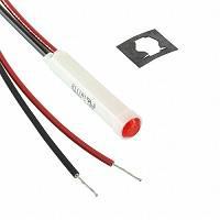 VCC 2111A1 Neon Panel Mount Indicators RED DIFFUSED 5/16" MOUNTING HOLE