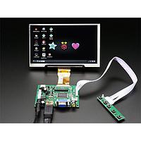 Adafruit 2299 Displays HDMI 4 Pi: 7 Display no Touchscreen 1024x600- HDMI/VGA/NTSC/PAL