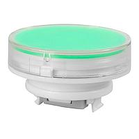 NKK Switches AT4055JF Cap, Round CLR LENS/GRN FLTR LB PNL SL INCNDSCNT LMP