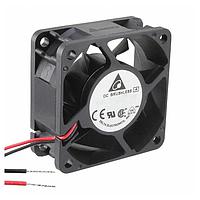 Delta Electronics, Inc. AFB0612EHE-A Tubeaxial DC Tubeaxial Fan, 60x38mm, 12VDC, Ball Bearing, Lead Wires
