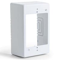 HellermannTyton TSRW-JB3 Wire Ducting & Raceways Single Gang Junction Box, 2.77" Deep, PVC, White, 1/bg