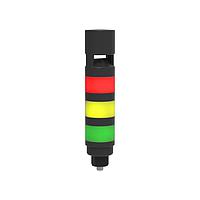 Banner Engineering TL50WYGRBQ Tower Lights Tower Light: 5-Color Indicator; Voltage: 18-30 V dc or 24 V ac; Environmental Rating: IP67; Input: Bimodal; Colors: White Yellow Green Red Blue; 8-pin M12 Integral QD