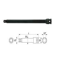 Yato YT-1060 Extension bar 1/2" (L=75mm)