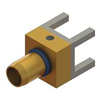 Amphenol SV Microwave 1485-6000-TD PCB Connectors BMMA M PCB, Tin Dip Thru-Hole Connector