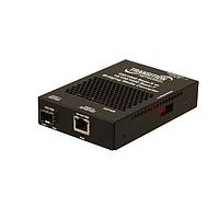 Lantronix SGFEB1040-230-AR Media Converters 10/100/1000BT TO 1000BX, DUAL SFP with AR Pwr Supply