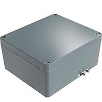 Rose 2523201100 Enclosures, Boxes, & Cases ENCLOSURE, EX ALUM, 232 X 202 X 111MM, PAINTED, ALUMINUM, RAL 7001, AEXB 25130