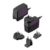 Cincon TRE15R150-12G03-Level-VI Interchangeable Plugs Switching Adapter, Level VI, Wallmount, 15 Watt, 90-264VAC Input, 15VDC Output, 1A, 5.5x2.5x12mm Straight, DC Cable 1800mm, UL1571 with OVP