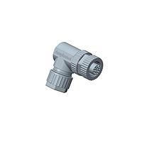Amphenol LTW MSAS-06BFFA-SR7001 Sensor Cables / Actuator Cables M12 Circular Metric Connector, A Code, Metal, 2A, 06 pins, Female Connector, Female Contact, Right Angle, Screw Thread, Solder, Field Installable, F4.5 - F6.5mm, IP67 Mated