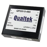 Qualtek Electronics QPDS15-48S12 Switching Power Supplies 12V 1.25A 15W DCDC SINGLE OUTPUT