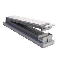 Essentra Components FCWSF-29-19 Clip, Flat Clamp,Flat,Adh Mnt,Foam Cntr,Nat