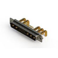 EDAC 629-17W5650-4NA Mixed Contact D-Sub Connectors Right-angle Power Combo D-Sub Connector