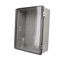 Bud Industries NBF-32226 NEMA Box NEMA Enclosure ABS Poly Blend, Clear Polycarbonate Door (15.8 X 11.8 X 6.3 In)