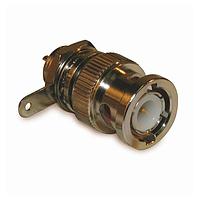 Amphenol RF 112420 Connectors BNC BULKHEAD PLUG 50 OHM BR/DL