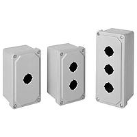 OMEGA OM-AM1868HP4222 NEMA 4X (IP66) Non-Metallic Fiberglass Pushbutton Enclosures