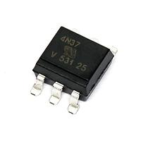 Vishay General Semiconductor 4N37-X009 Transistor Output Optocouplers Phototransistor Out Single CTR>100%