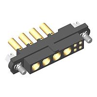 Harwin M80-4C10405F1-04-329-00-000 Power to the Board 4+4 Pos. Female 24-28AWG+20AWG Cable Conn. Kit, Jackscrews