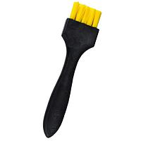 Menda 36095 Cleaning ESD BRUSH, DISSIPATIVE, FLAT HANDLE, YELLOW  NYLON, HARD BRISTLES, 1-1/2 IN
