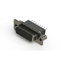 EDAC 628-015-621-279 D-Sub Connectors - Standard Density Vertical Metal Body D-Sub Connector