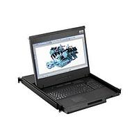 Advantech 96KVM-H17V8U-UK TFT-LCD Displays 1U 8P KVM 17"FHD LCD KB(EN)+TPAD+UK PLUG
