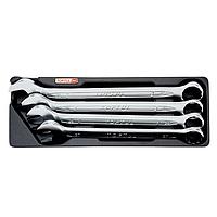 TOPTUL GAAT0404 Offset Standard Combination Wrench Set (4 pcs, 15°)