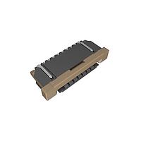 Amphenol FCI SFW8R-3STE1LF Board Mount 1.00mm Flex Connector, SFW-R series, 8 Position, Bottom side Contact, Side Entry Surface Mount ZIF Connector, Lead Free, with Cable Lock.