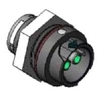 Amphenol Alden 400182 Connectors Panel Mnt Rcpt-front 14 pole #22