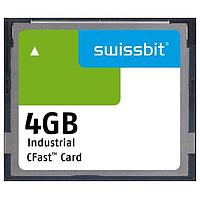 Swissbit SFCA004GH1AO4TO-I-DA-216-STD CFast Cards F-800 4 GB SLC Flash -40C to +85C SUGGESTED ALT SFCA004GH1AO4TO-I-DA-226-STD