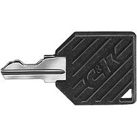 C&K 11599112602 Key KEY REPLACEMENT A126 CODE BLACK