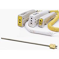 OMEGA HDX-SET-RT-T-SMP Quick Disconnect Handheld TC Probes with Removable Handle (Thermocouple, T, 260 °C, Fast Response Probe)