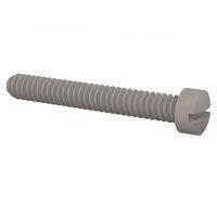 Essentra Components 010632F100 Machine Screw Fillister Slotted Screw, #6-32 Thread, 1 Lg