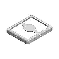 Masach Tech MS183-20F-NS EMI/RFI Shield Frame, Two-Piece 18.3 x 15.4 x 1.9mm Two-piece Drawn-Seamless RF Shield/EMI Shield FRAME (Nickel-Silver)