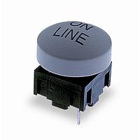 E-Switch 320.09YEL Button RND YELLOW CAP 320