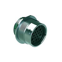 Amphenol SINE Systems AHDM04-24-19SN Connectors SZ 24 RCPT 19 POS SOCKET STND ARGMNT