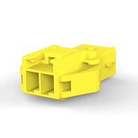 AMP Connectors - TE Connectivity 2005249-4 Headers & Wire Housings PDL 2P CAP 3.96 P/M(GWT) YEL