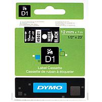 DYMO 63020707 Labelmanager D1 White/Black Tape (12mm x 7m)