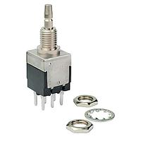 NKK Switches EB2061P Sealed DPDT ON-(ON) 6A STRAIGHT PC
