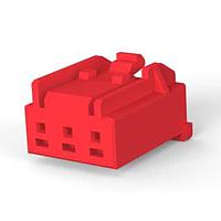 AMP Connectors - TE Connectivity 3-1971793-3 Plug Housing GI CONN 2.5 PLUG HSG 3P RED