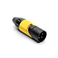 Amphenol Audio AX3MB5M Connectors 3P PIN M PLUG BLK W GRN MRK SLEEVE